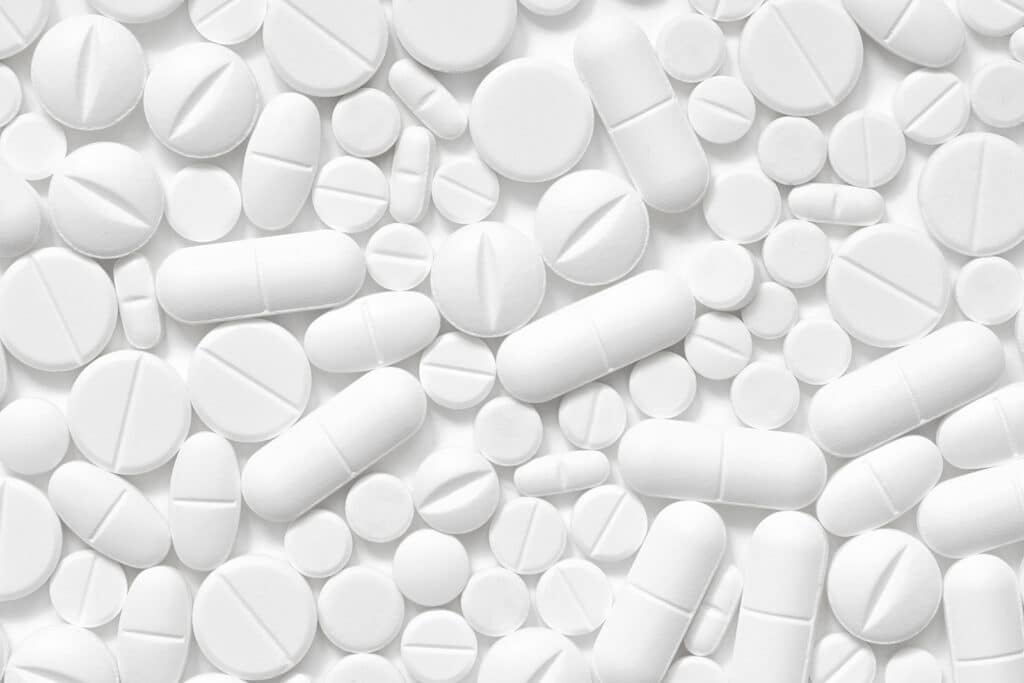 white pills